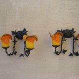 Pair of vintage wall lights