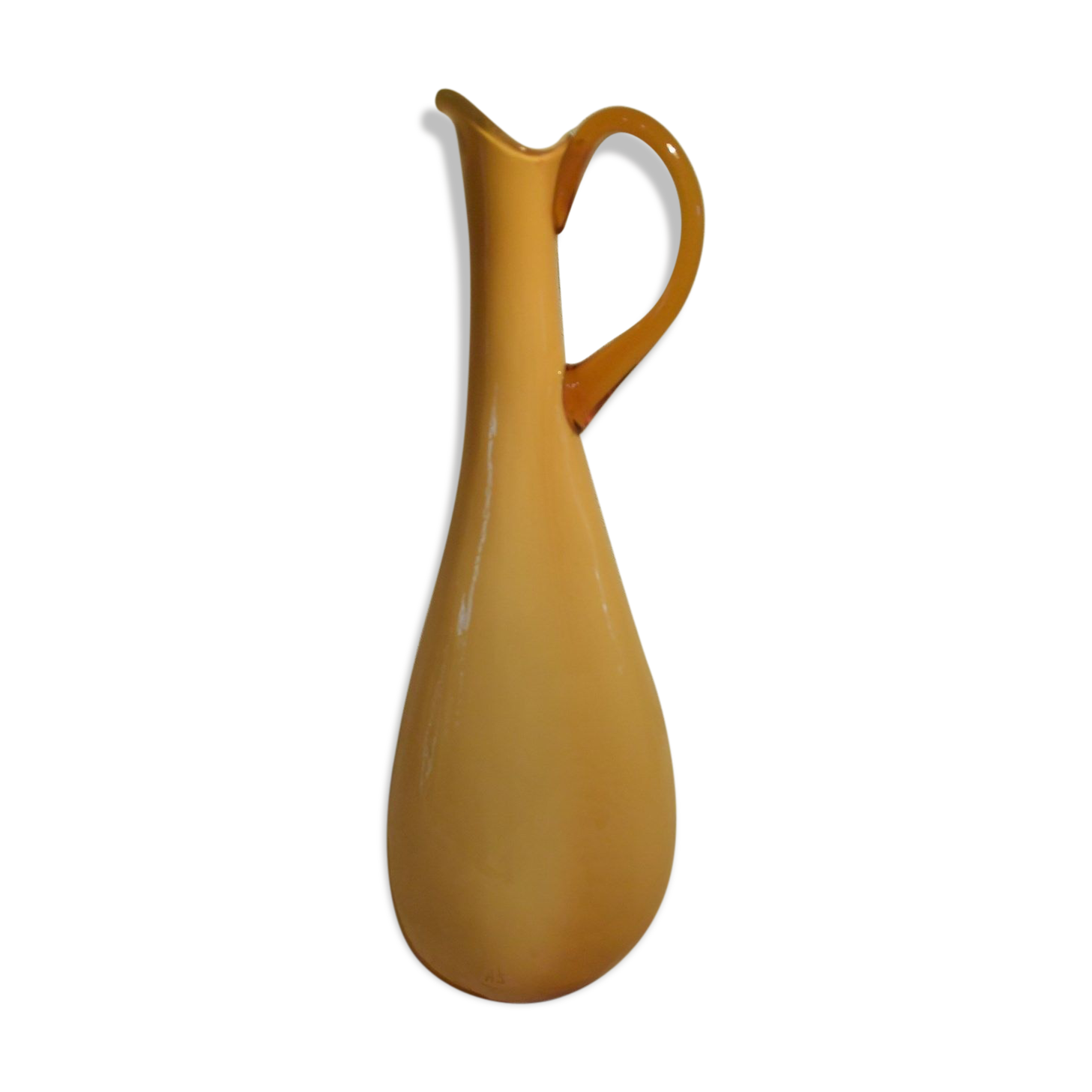 Pitcher orange glass