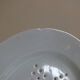 Old white porcelain drainer plate 19th - faisselle