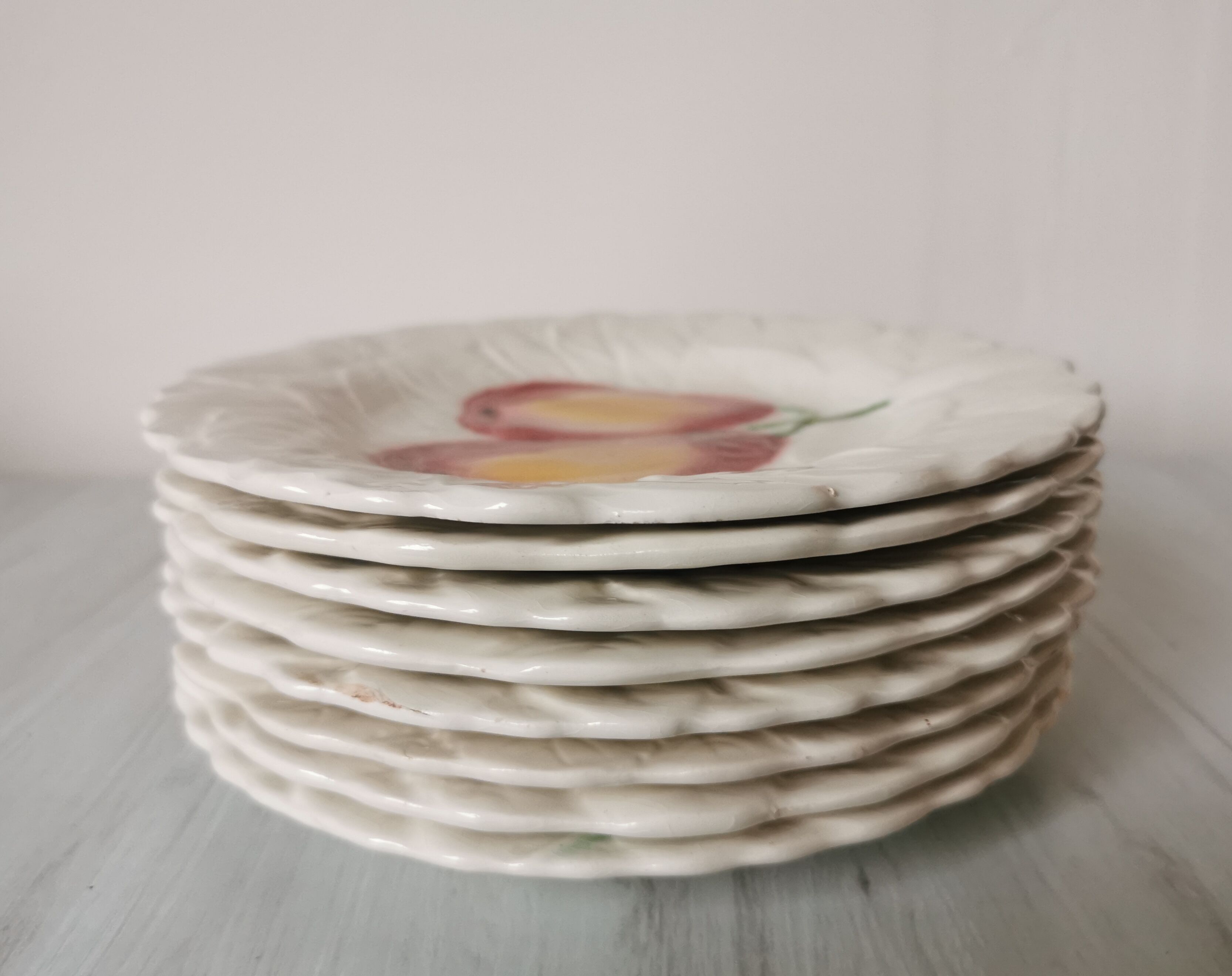 Sarreguemines Cavaillon fruit plates