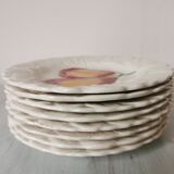 Sarreguemines Cavaillon fruit plates