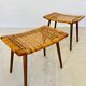 Vintage danish ottomans by Olholm Møbelfabrik