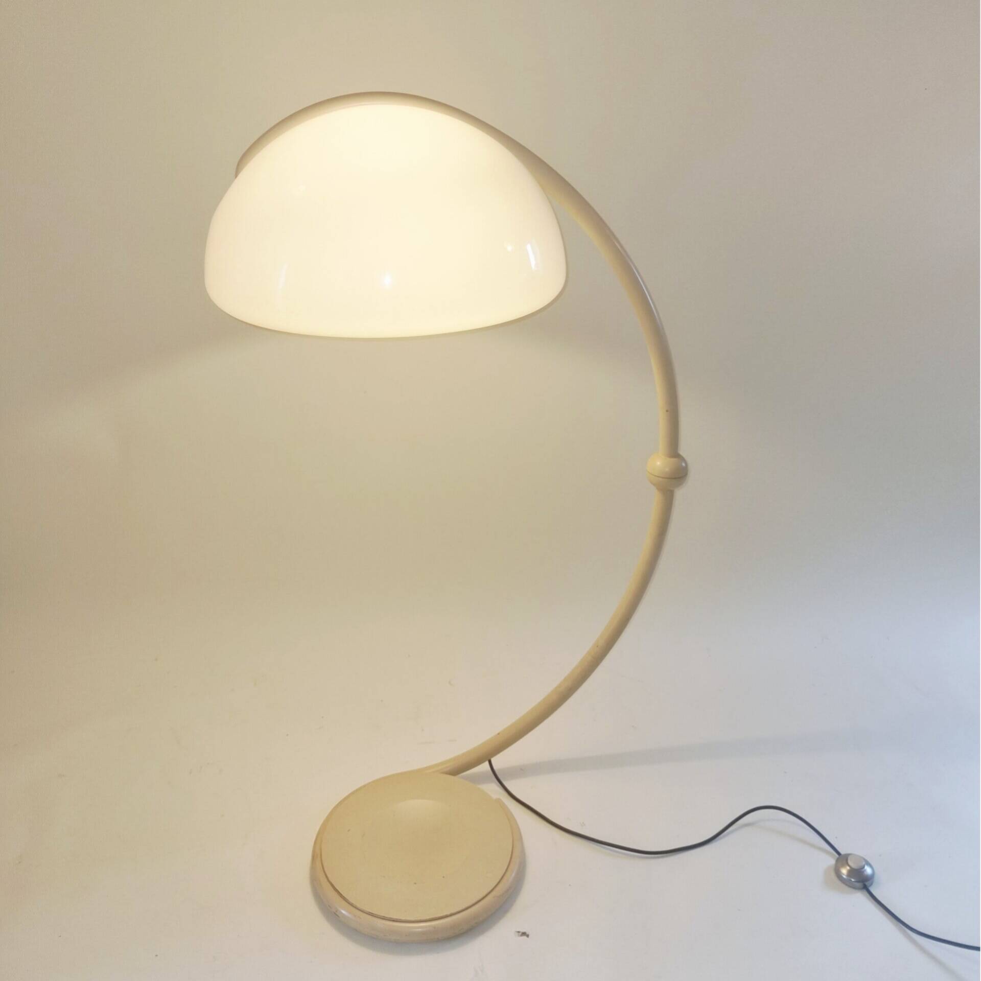 Lampadaire Serpente par Elio Martinelli, Italie 1960