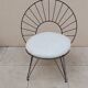 Vintage Danish wrought iron armchair