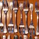 Silver metal housewife of the 50s shell model 76 pieces in its box