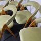 Set of 5 vintage WK mobel dining chairs