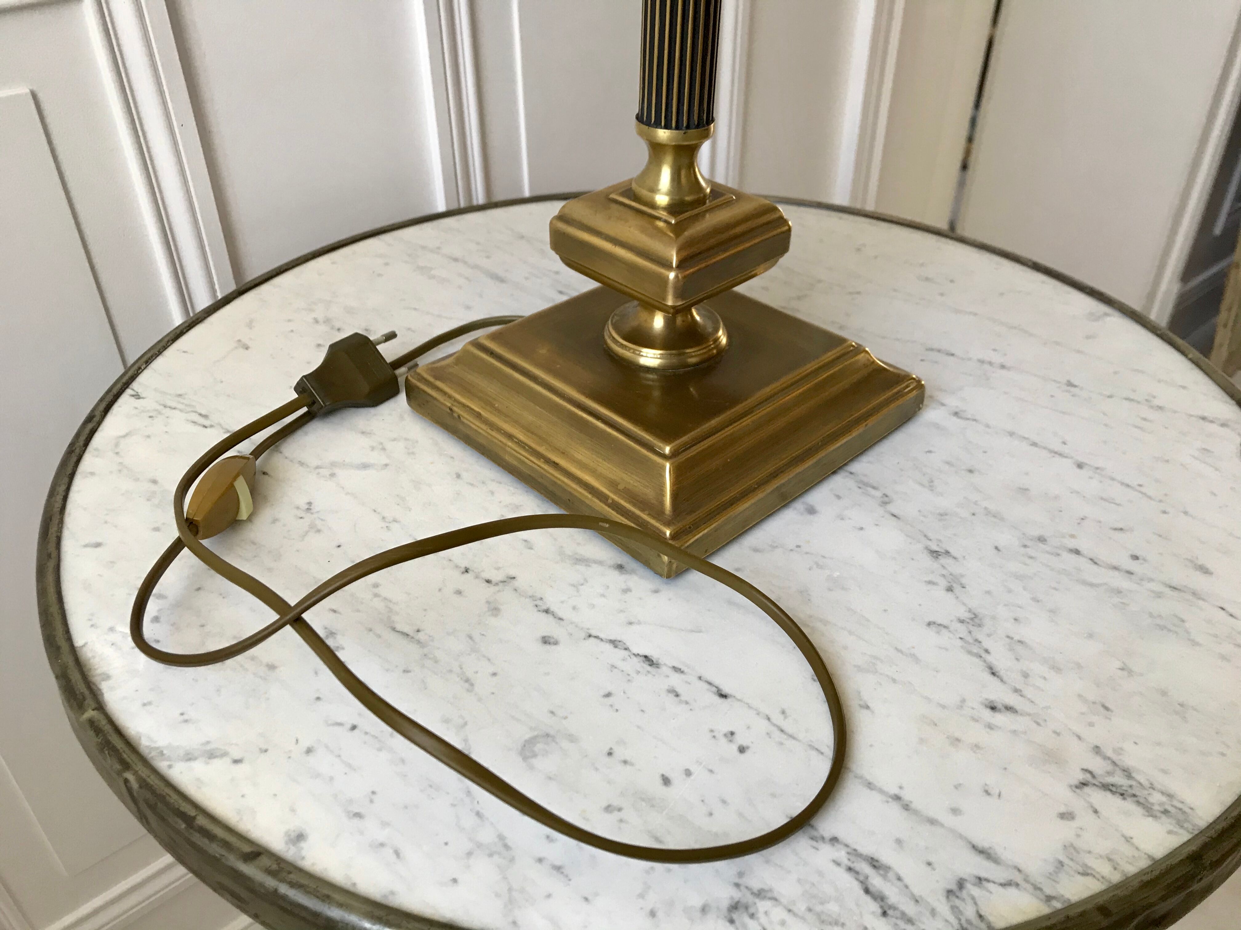 Art Deco brass lamp 30s