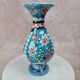 Hand-painted ceramic vase, oriental style.