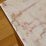 Table low 60s marble neoclassical style