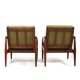 Pair of Kai Kristiansen 'Paper Knife' Easychairs 1960s
