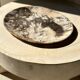 Very large empty pocket or petrified wooden flat