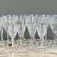 Service de verres en cristal saint louis modèle chantilly (26 pièces), XXe