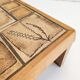 Ceramic tile coffee table 1960s