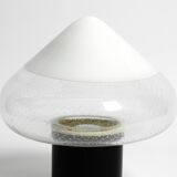 Lampe de table en verre de Murano en deux pièces des années 1960 par Roberto Pamio pour Leucos