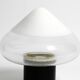 1960s Italian two-piece Murano glass table lamp by Roberto Pamio for Leucos