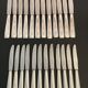 Set of 24 Art Deco knives silver metal