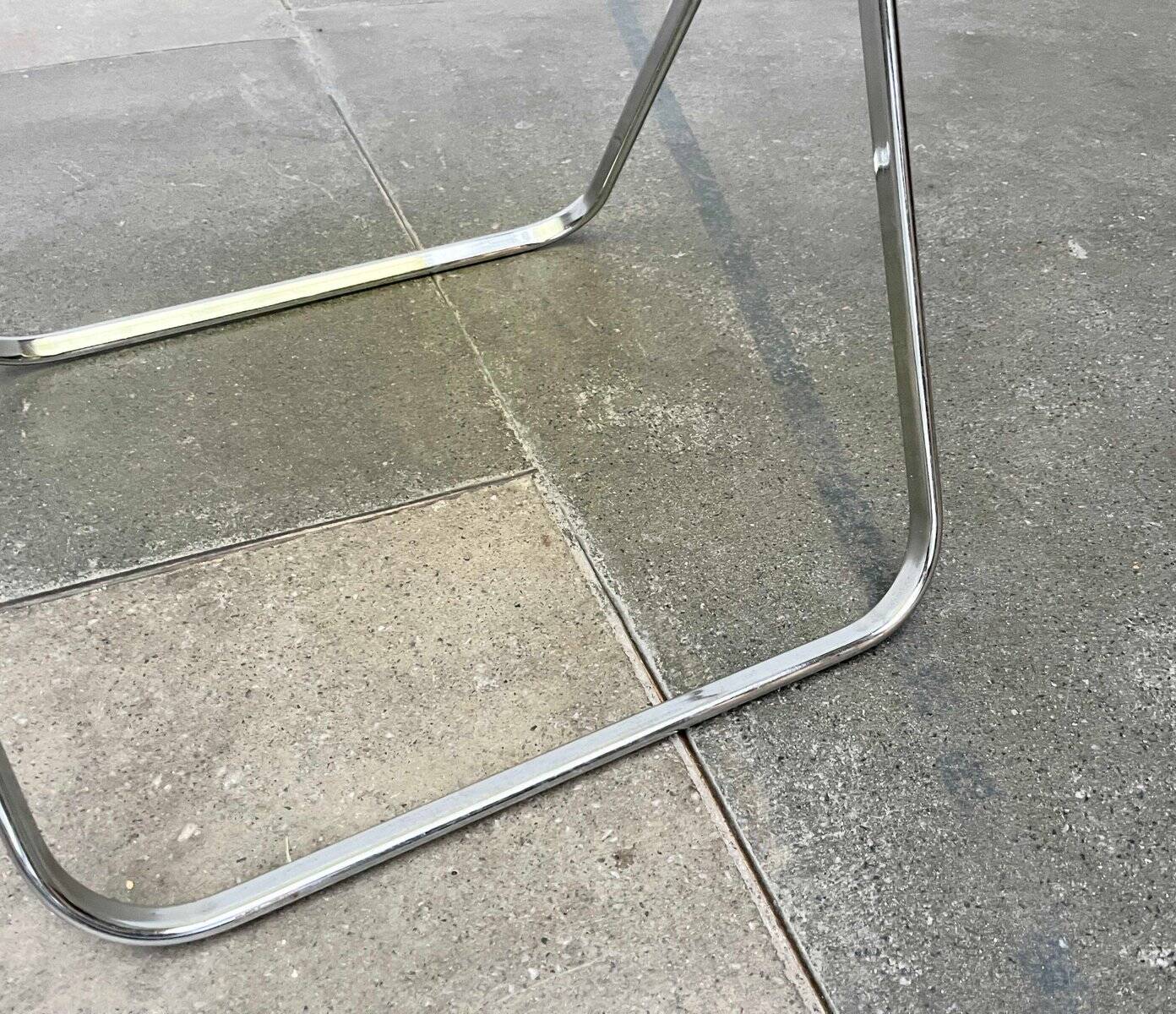 Folding Chair Model Plia Italian Mid-Century Modern Space by Giancarlo Piretti for Castelli, 1960s