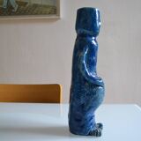 Anthropomorphic ceramic lamp base