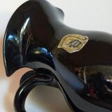 Bicolor pitcher of the Norman Potteries of Louviers 50s