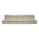 Canapé modulable boucle beige, 1970