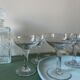 Coupes à champagne en cristal