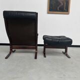 2 "Siesta" armchairs with their ottomans by Ingmar Relling, circa 1970