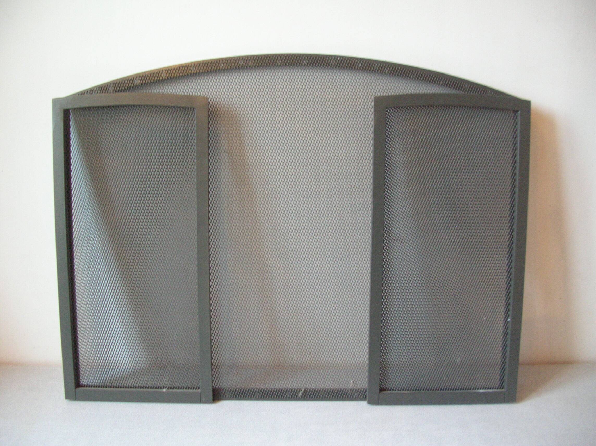 Chimney fire screen spark arrestor 3 metal louvers 1 meter fire screen