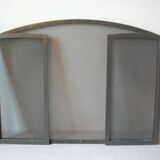 Chimney fire screen spark arrestor 3 metal louvers 1 meter fire screen