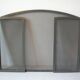 Chimney fire screen spark arrestor 3 metal louvers 1 meter fire screen