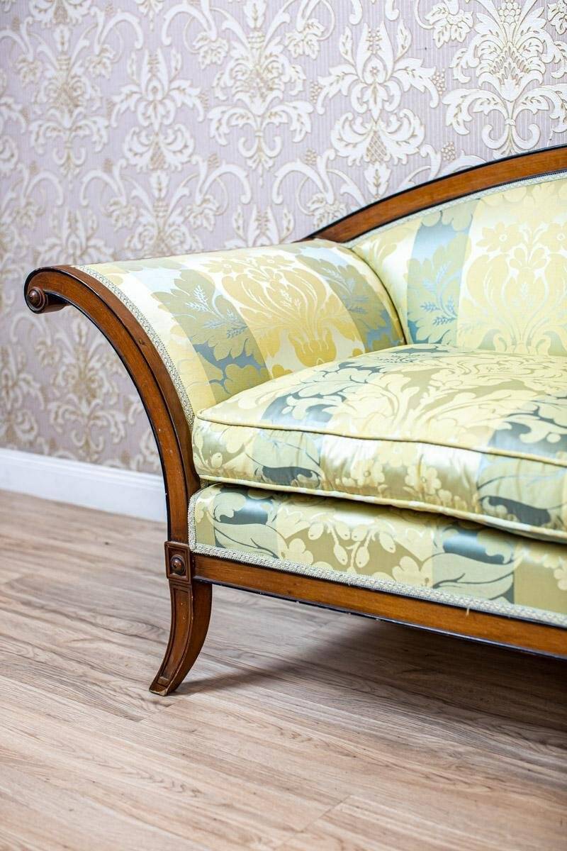 Vintage Walnut Sofa, 1950s