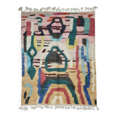 Contemporary coloured rug - 275 x 210 cm