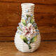 Vase soliflore en barbotine