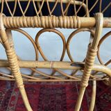 Vintage rattan crib – 1960s/70s