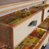 High beech rows, 1950s, set of 2
