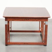 Table d'appoint/café design Art Déco carrée