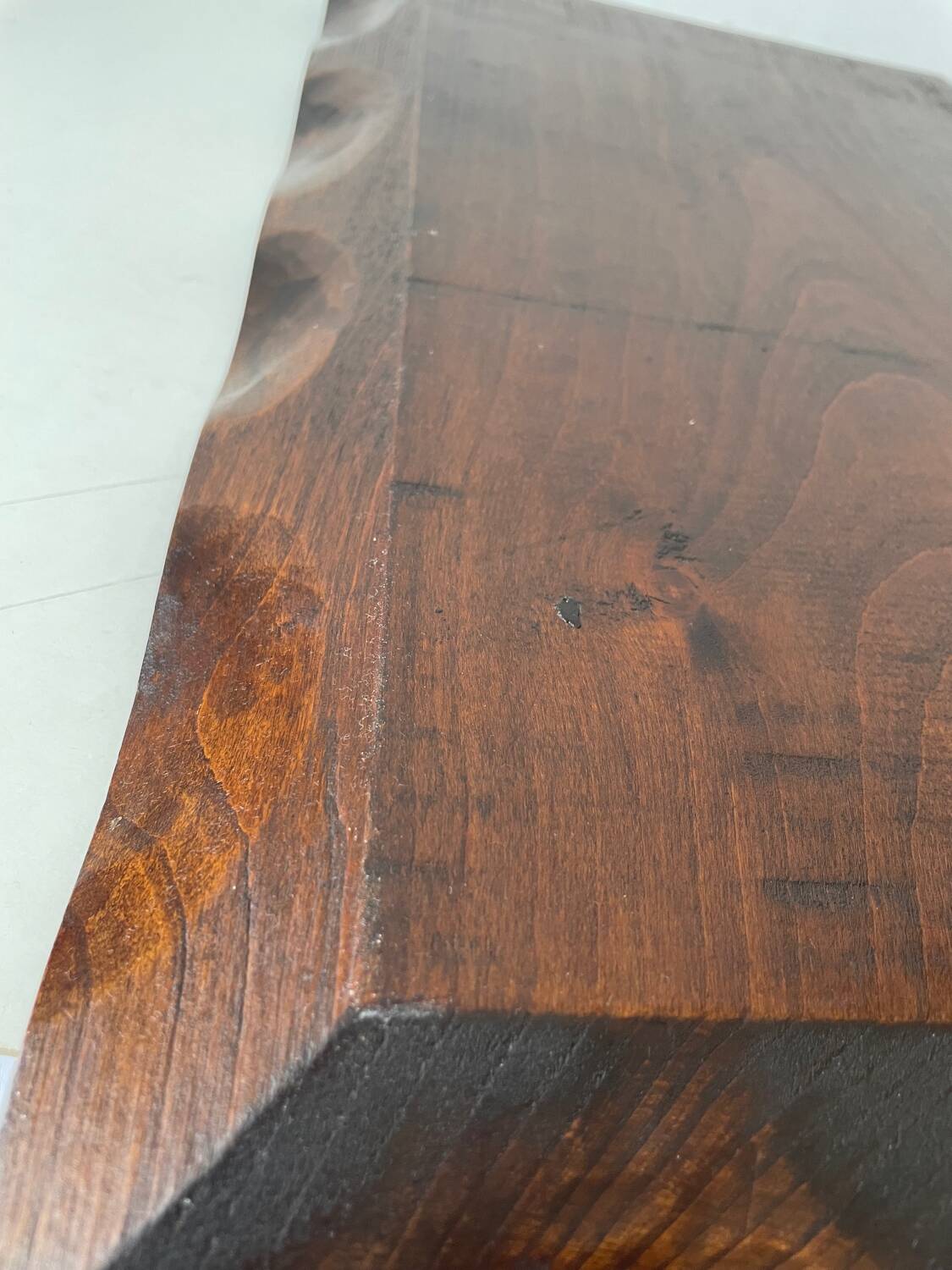 Brutalist wooden tray