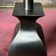 Brushed stainless steel lamp foot 1970