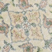 Light Yellow & Brown Turkish Rug, 114x204Cm