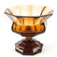 Goblet, Art Deco, crystal, Moser, Czechoslovakia, 1930s
