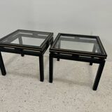 Pair of Pierre Vandel side tables, Paris, 1970s