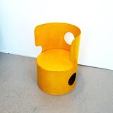 Yellow elephant child's armchair by Jean-Louis Avril, 1960s