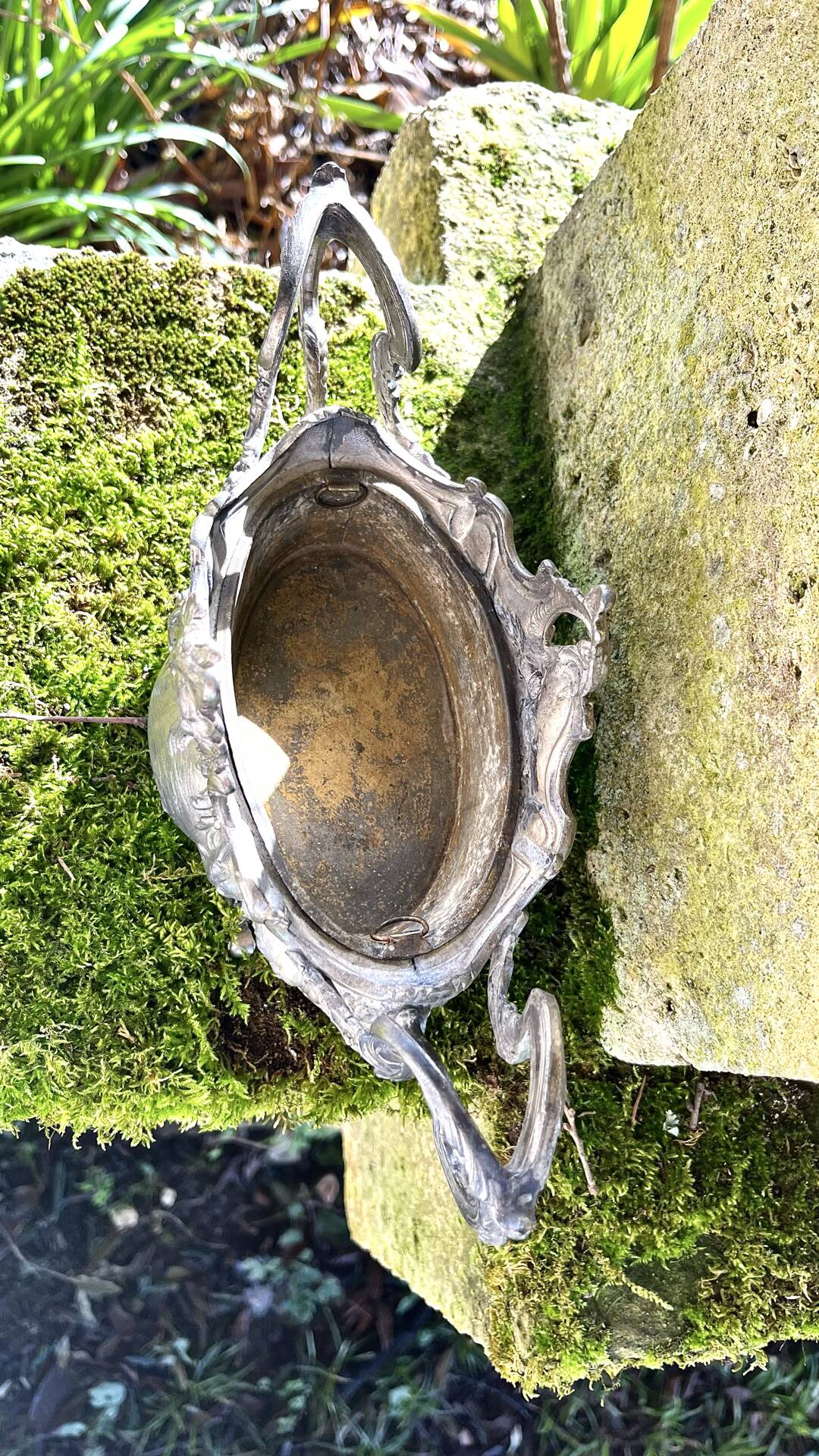 Silver Plated Jardinière, French Art Nouveau Centrepiece