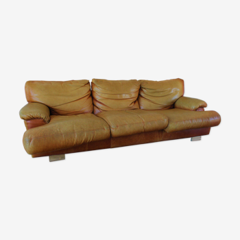 Large Buffalo leather sofa