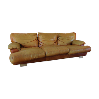 Large Buffalo leather sofa