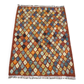 Tapis kilim afghan fait main 148 x 109 cm