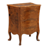 Cabinet baroque ancien en noyer et bois de cerisier, Italie, XVIIIe siècle