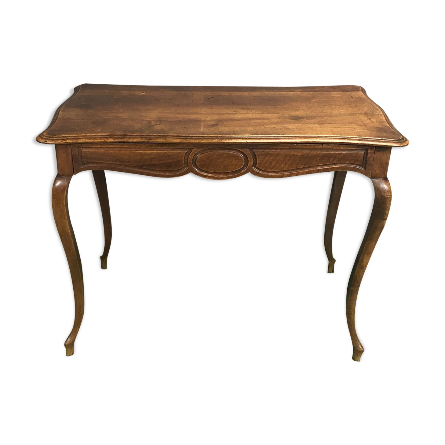 Louis XV style walnut desk 1950