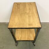 Industrial table on wheels, 1960s