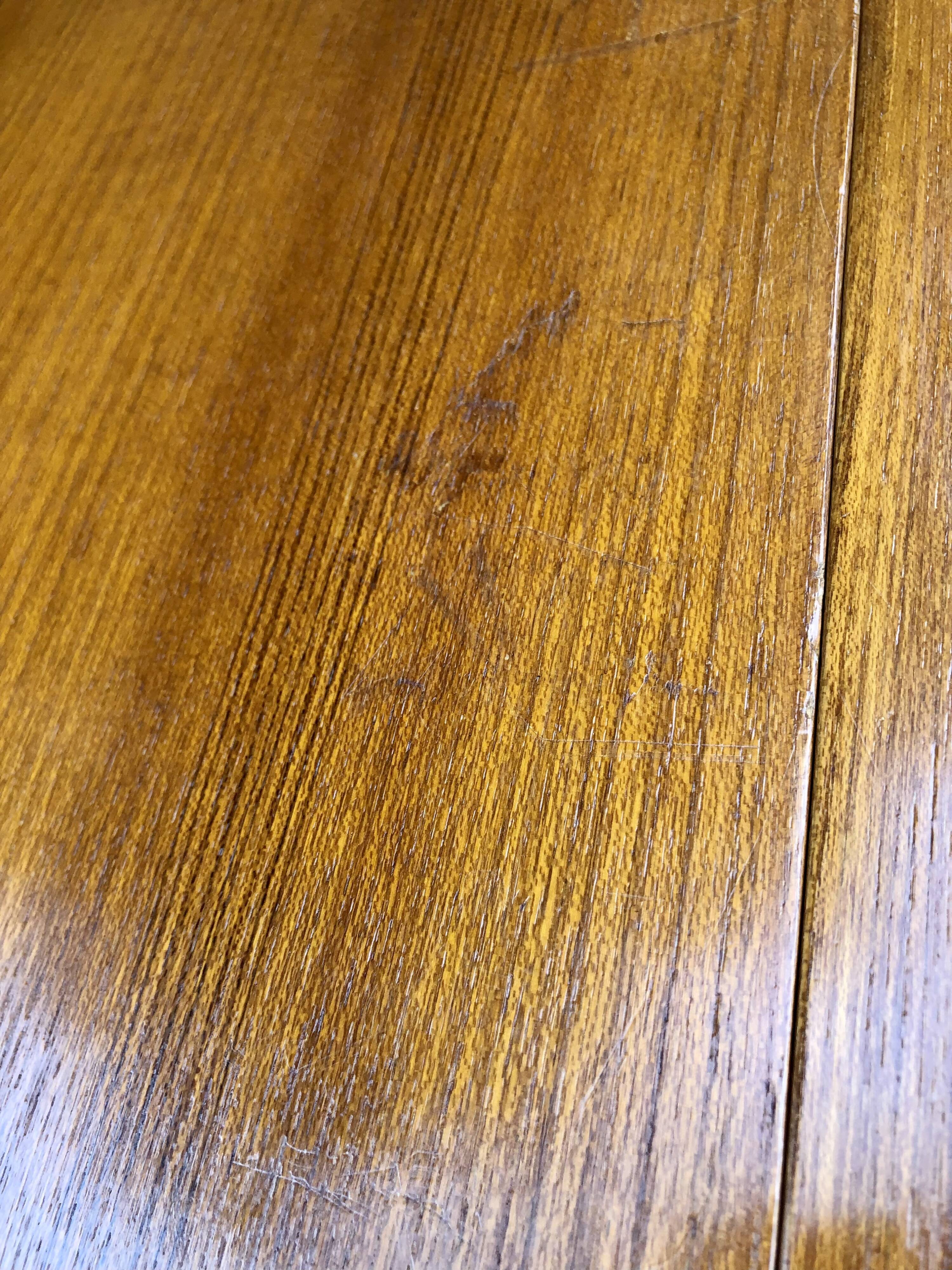 Teak table and exotic wood made in France