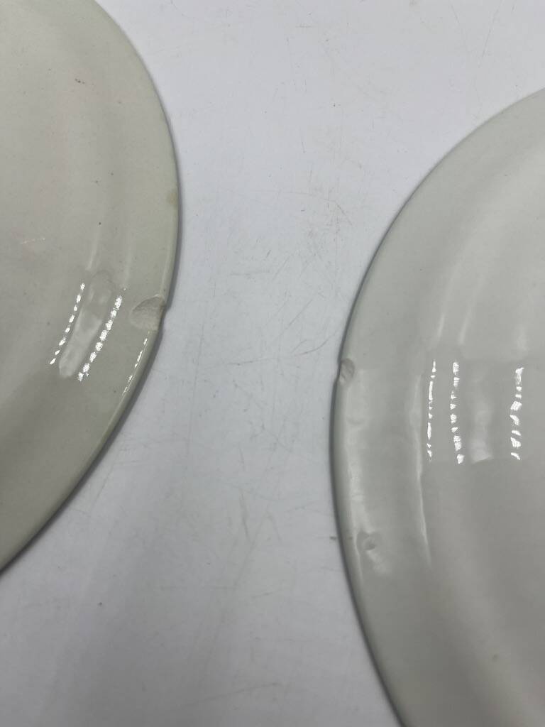 Set of 9 Boch Argenteuil dessert plates